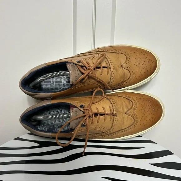Ted baker Dentton tan leather wingtip - Picture 6 of 7